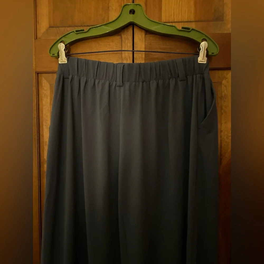 Halara Flex™ Women’s Sz LP High Waisted Pocket Wide Leg Waffle Work Pants - NWT